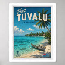 Besuche Tuvalu Travel Vintage