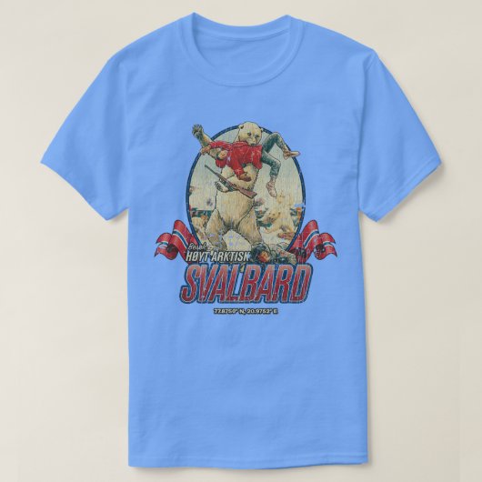 Besuchen Hoch arktische Svalbard T-Shirt (Design vorne)