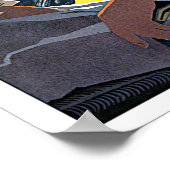 Besuchen Sie AFRICA mit dem Flugzeug Old French Ai Poster (Ecke)