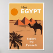 Besuchen Sie Ägypten Reiseplakat Poster (Vorne)