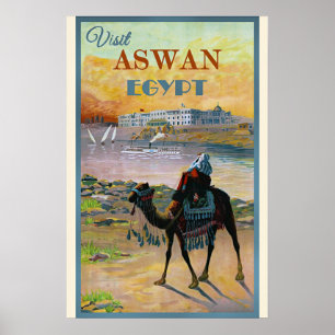Besuchen Sie Assuan, Ägypten Poster
