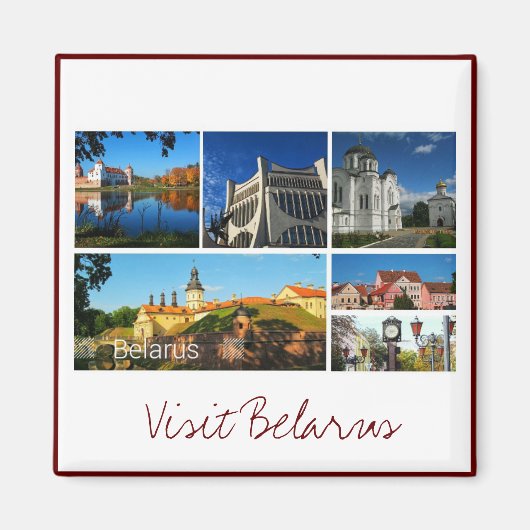 Besuchen Sie Belarus Land View Reisemagnet Magnet (Vorne)