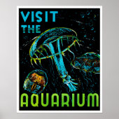 Besuchen Sie das Aquarium WPA Poster (Vorne)