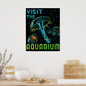 Besuchen Sie das Aquarium WPA Poster (Küche)