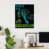 Besuchen Sie das Aquarium WPA Poster (Heimbüro)