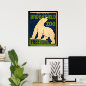 Besuchen Sie das Brookfield Zoo Poster (Heimbüro)