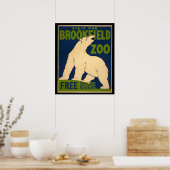 Besuchen Sie das Brookfield Zoo Poster (Küche)