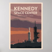 Besuchen Sie das Kennedy Space Center Poster (Vorne)