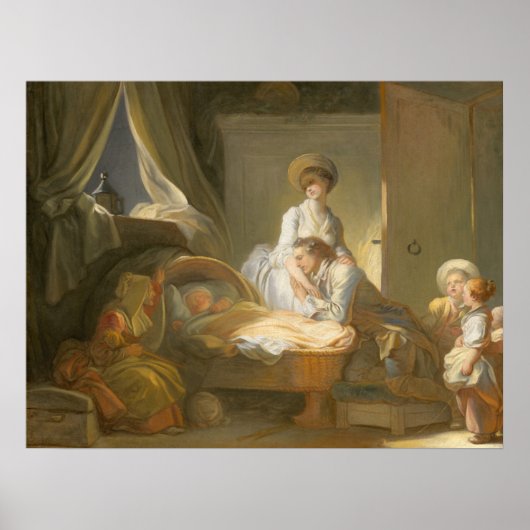 Besuchen Sie das Kinderzimmer - Jean Fragonard Kun Poster (Vorne)