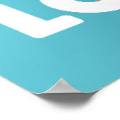 Besuchen Sie das London Art Print. Poster (Ecke)