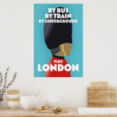 Besuchen Sie das London Art Print. Poster (Küche)