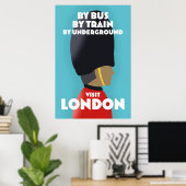 Besuchen Sie das London Art Print. Poster (Heimbüro)