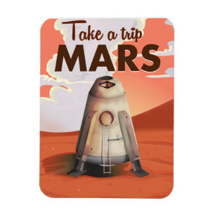 Besuchen Sie das Poster der Mars Magnet