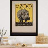 Besuchen Sie das Poster Philadelphia Zoo (Küche)