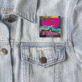 Besuchen Sie das Poster von 1985 auf Kuba Button (Beispiel)