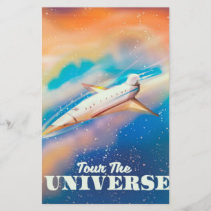 Besuchen Sie das Raumschiff Universe Briefpapier
