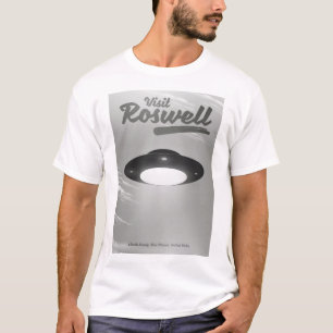 Besuchen Sie das Roswell-UFO-Vintage-Plakat T-Shirt