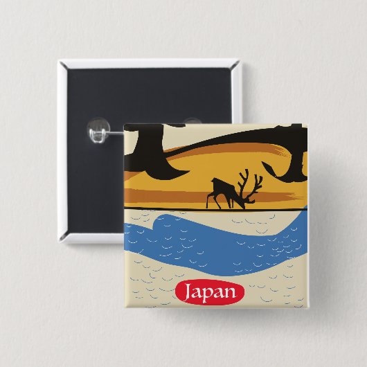 Besuchen Sie das Waldposter USA. Button (Vorne & Hinten)