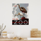 Besuchen Sie das Zoo Poster (Küche)