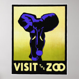 Besuchen Sie das Zoo Poster