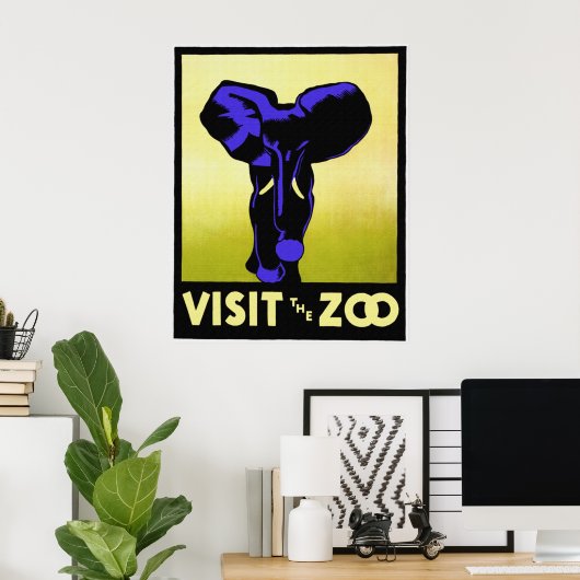 Besuchen Sie das Zoo Poster (Heimbüro)