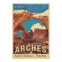 Besuchen Sie den Arches Nationalpark Vintage