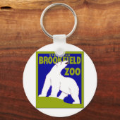 Besuchen Sie den Brookfield Zoo ~ Vintagen Zoo Schlüsselanhänger (Vorderseite)