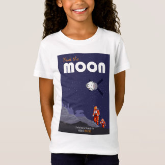 Besuchen Sie den Mond - Weltraumreise T-Shirt