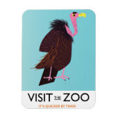 Besuchen Sie den Zoo Magnet (Vertikal)