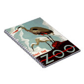 Besuchen Sie den Zoo Notizblock (Rechte Seite)