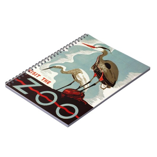 Besuchen Sie den Zoo Notizblock (Linke Seite)