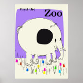 Besuchen Sie den Zoo Poster (Vorne)