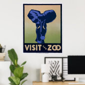 Besuchen Sie den Zoo Poster (Heimbüro)