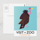 Besuchen Sie den Zoo Postkarte (Vorne/Hinten)