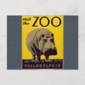 Besuchen Sie den Zoo! Postkarte (Vorderseite)