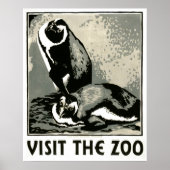 Besuchen Sie den Zoo - WPA Poster - (Vorne)