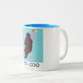 Besuchen Sie den Zoo Zweifarbige Tasse (VorderseiteRechts)