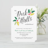 Besuchen Sie die Hallen und feiern Sie Feierlichke Einladung (Stehend Vorderseite)