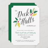 Besuchen Sie die Hallen und feiern Sie Feierlichke Einladung (Vorne/Hinten)