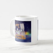 Besuchen Sie die Internationale Raumstation Kaffeetasse (Vorderseite Links)
