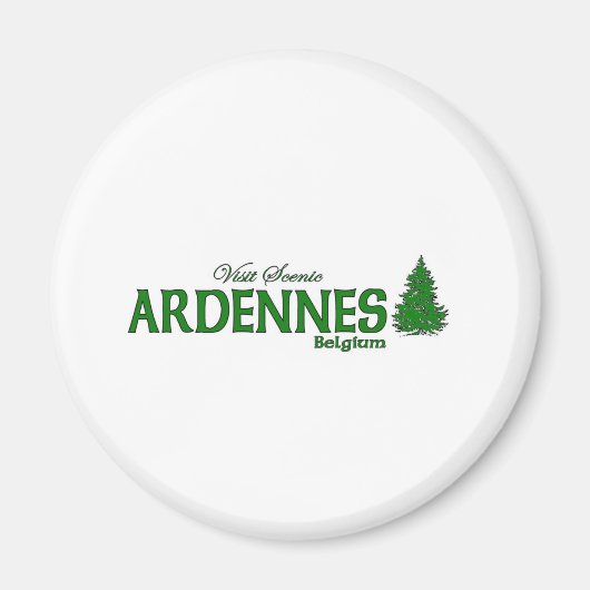 Besuchen Sie die Landschaftlichen Ardennen Magnet (Vorne)