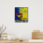 Besuchen Sie die Niederlande Indien Poster (Küche)