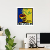 Besuchen Sie die Niederlande Indien Poster (Heimbüro)