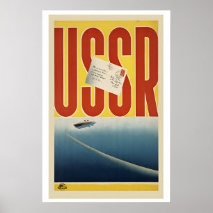 Besuchen Sie die UdSSR  Reise in eine neue Welt Vi Poster