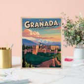 Besuchen Sie die Universität Granada Acrylschild (Hochzeit)