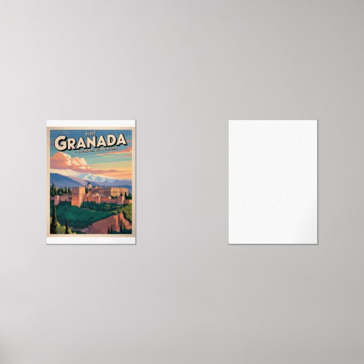 Besuchen Sie die Universität Granada Bilderwand Sets (Vorderseite)