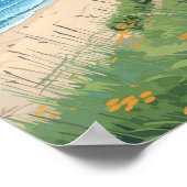 Besuchen Sie die Universität Vintag Poster (Ecke)