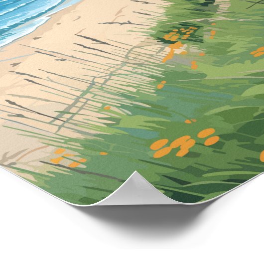 Besuchen Sie die Universität Vintag Poster (Ecke)