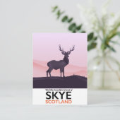 Besuchen Sie die wunderschöne Insel Skye Postkarte (Stehend Vorderseite)