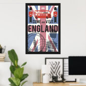 Besuchen Sie England Poster (Heimbüro)